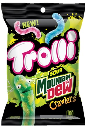 TROLLI SOUR MOUNTAIN DEW 4.25OZ***$6.00 OFF PER CASE* **