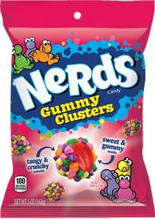 NERDS GUMMY CLUSTERS PEG 5OZ*$1.00 OFF PER CASE*