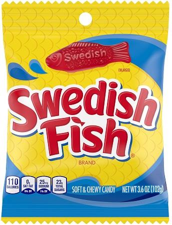 SWEDISH FISH RED 3.6OZ PEG