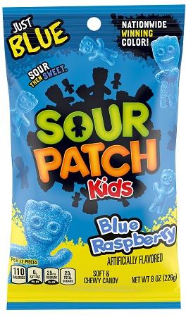 SOUR PATCH 8OZ KIDS BLUE RASP.