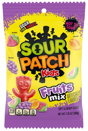 SOUR PATCH KIDS FRUITS MIX 7.35OZ