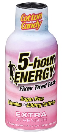 5 HOUR ENERGY EXTRA STRENGTH COTTON CANDY 12CT 1.93OZ**AVAILABLE 11/3/2025**