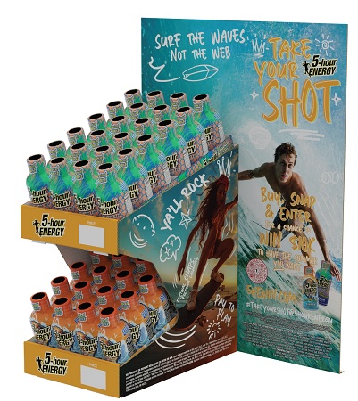 5 HOUR ENERGY EXTRA STRENGTH DISPLAY (1.93OZ) *LIMITED EDITION*(1BX BERRY, 1BX GRAPE, 2BX TROPICAL, 2BX TIDAL)
