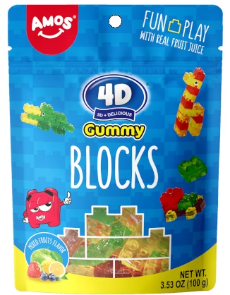 4D GUMMY BLOCKS 3.53OZ PEG BAG**AVAILABLE 11/1/2025**