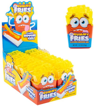 GUMMY FRIES CANDY DIP-N-LIK 1.57oz