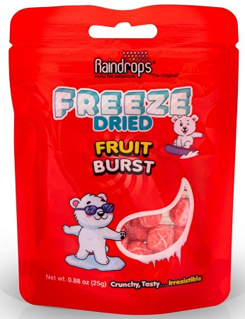 RAINDROPS FREEZE DRIED FRUIT BURST .88OZ