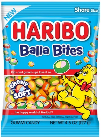 HARIBO 4.5OZ BALLA BITES PEG