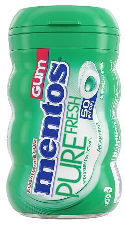 MENTOS GUM 6CT PURE FRESH SPEARMINT 50PC. (3.53OZ)