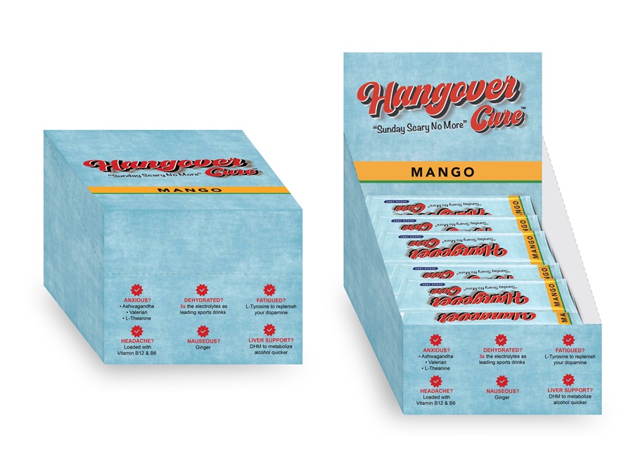 HANGOVER CURE 20CT - MANGO**$7.50 OFF WHEN YOU BUY 2+ BOXES**