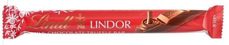 LINDOR TRUFFLE BAR MILK CHOC. 1.3oz     15% OFF PROMO