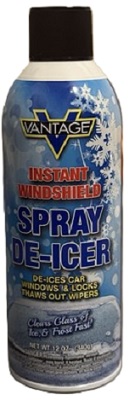 DE-ICER SPRAY W/SCRAPER CAP 12OZ 6CT