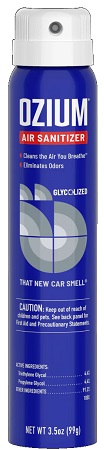 OZIUM 3.5OZ SPRAY NEW CAR