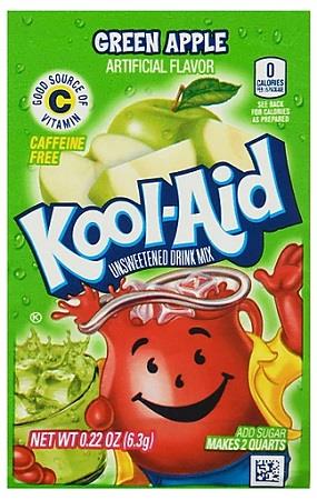 KOOL-AID GREEN APPLE 48CT (0.22OZ)*BUY ANY 4BX, GET $2 OFF EACH BOX*