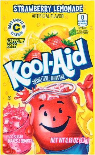 KOOL-AID STRAWBERRY LEMONADE 48CT (0.17OZ)*BUY ANY 4BX, GET $2 OFF EACH BOX*