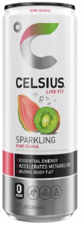 CELSIUS SPARKLING - KIWI GUAVA -12oz