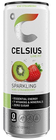 CELSIUS SPARKLING - KIWI STRAWBERRY -12oz