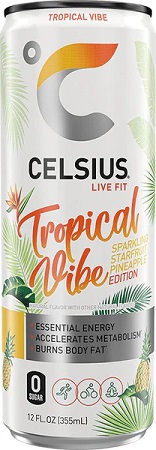 CELSIUS SPARKLING - TROPICAL VIBE-12oz
