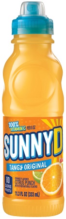 SUNNY D 11.3OZ TANGY ORIGINAL**MINIMUM SHELF LIFE - 105 DAYS**