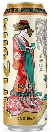 ARIZONA *NO PRICE* DIET GREEN TEA W/GINSENG 24/22OZ**AVAILABLE BY SPECIAL ORDER AND EMAIL ONLY, ALLOW 21 DAYS LEADTIME**