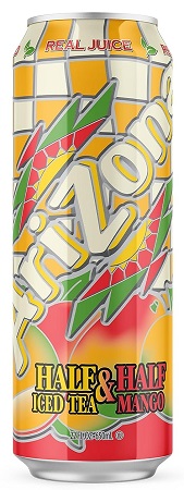 ARIZONA *NO PRICE* HALF & HALF MANGO 24/22OZ**AVAILABLE BY SPECIAL ORDER AND EMAIL ONLY, ALLOW 21 DAYS LEADTIME**