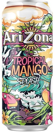 ARIZONA TROPICAL MANGO SPLASH 22OZ