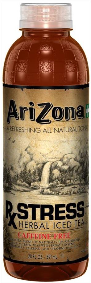ARIZONA BTL RX STRESS $1.25  24/20OZ**AVAILABLE BY SPECIAL ORDER AND EMAIL ONLY, ALLOW 21 DAYS LEADTIME