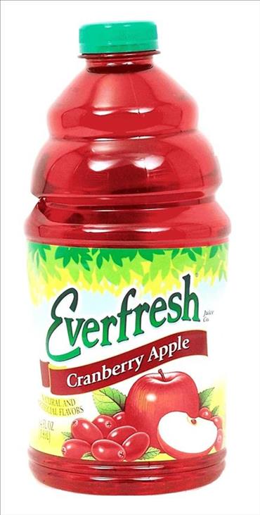 EVERFRESH CRANBERRY APPLE JUICE 6/64OZ
