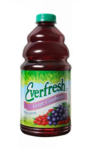 EVERFRESH CRANBERRY GRAPE JUICE 6/64OZ