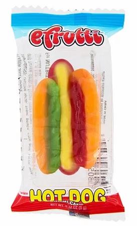 E.FRUTTI *BULK HOT DOG GUMMY .32OZ