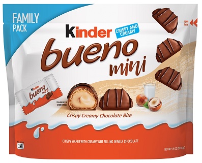 KINDER BUENO MINI FAMILY PACK 9.5oz**AVAILABLE BY SPECIAL ORDER AND EMAIL ONLY, ALLOW 21 DAYS LEADTIME