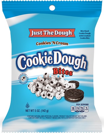 JUST THE DOUGH BITES COOKIES N CREAM 5OZ