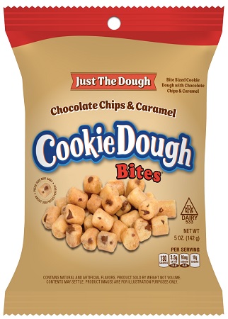 JUST THE DOUGH 5OZ CHOCOLATE CHIP & CARAMEL PEG