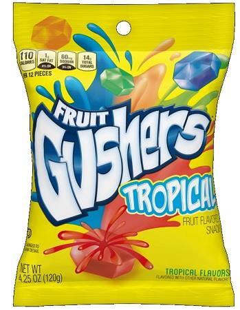 GUSHERS TROPICAL PEG 4.25OZ