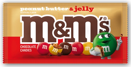 M&M'S PEANUT BUTTER & JELLY (REG) 1.41OZ