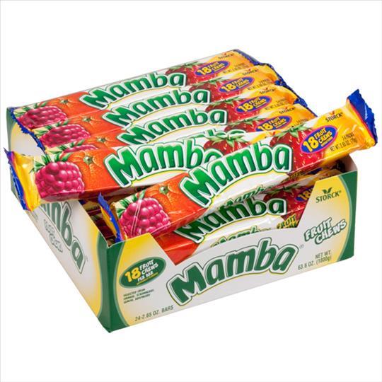 MAMBA FRUIT CHEWS 2.8OZ*$2.00 OFF PER BOX*