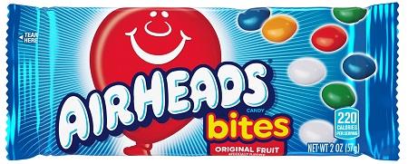 AIRHEADS BITES FRUIT 18CT 2OZ