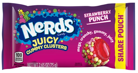NERDS JUICY GUMMY CLUSTER STRAWBERRY PUNCH 2.5OZ**LIMITED EDITION AVAILABLE 11/2025- PREBOOK NOW**