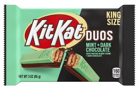 KIT KAT DUOS DARK CHOC. MINT KING 3OZ