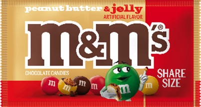 M&M'S PEANUT BUTTER & JELLY KING 2.83OZ