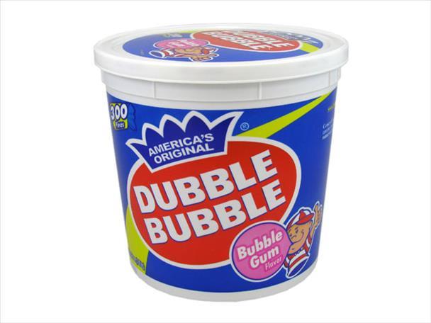 DUBBLE BUBBLE ORIGINAL TUB 300PC (0.16OZ)