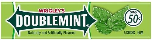 WRIGLEY'S $.50 DOUBLEMINT 40CT