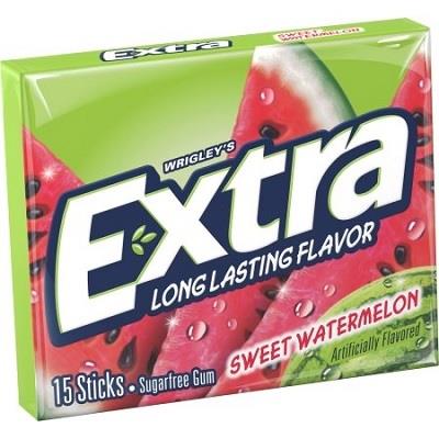 EXTRA PTY PK SWEET WATERMELON 10CT(15 STICK)