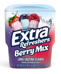 EXTRA REFRESHERS BERRY MIX (40 PIECES)