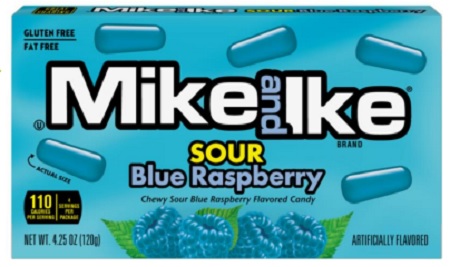 MIKE & IKE (BOX) SOUR BLUE RASPBERRY 4.25OZ*$.50 OFF PER CASE - LIMITED TIME*