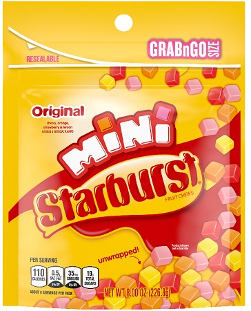 STARBURST MINIS POUCH 8OZ