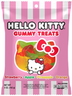 HELLO KITTY GUMMY TREATS PEG
