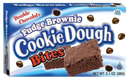 COOKIE DOUGH BITES BOX FUDGE BROWNIE 3.1OZ