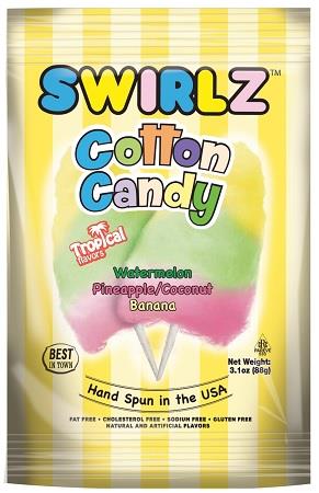 COTTON CANDY SWIRLZ TROPICAL 3.1OZ