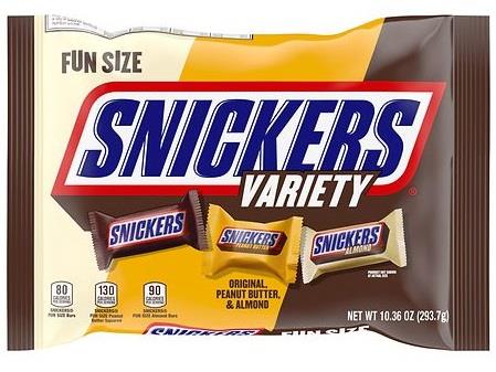 SNICKERS FUNSIZE ASST. 10.36OZ**AVAILABLE BY SPECIAL ORDER AND EMAIL ONLY, ALLOW 21 DAYS LEADTIME