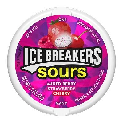 ICE BREAKERS TIN SOURS BERRY 8CT (1.5OZ)